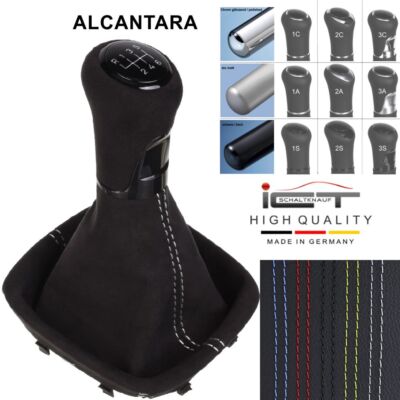 ICT gear shift knob gaiter boot Alcantara for VW GOLF 5 6 EOS Scirocco B20