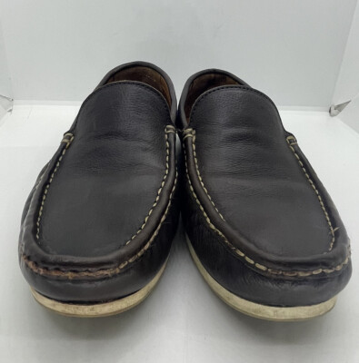 Allen Edmonds Driving Loafer Dark Brown Leather Men display picture 2
