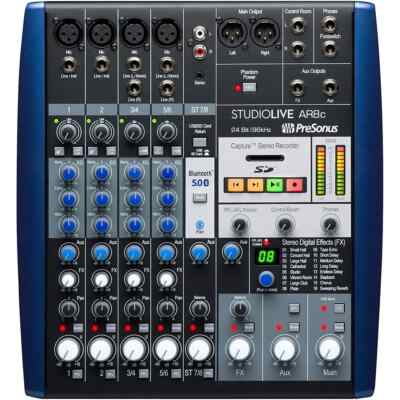 PreSonus StudioLive AR8c Mixer and Audio Interface