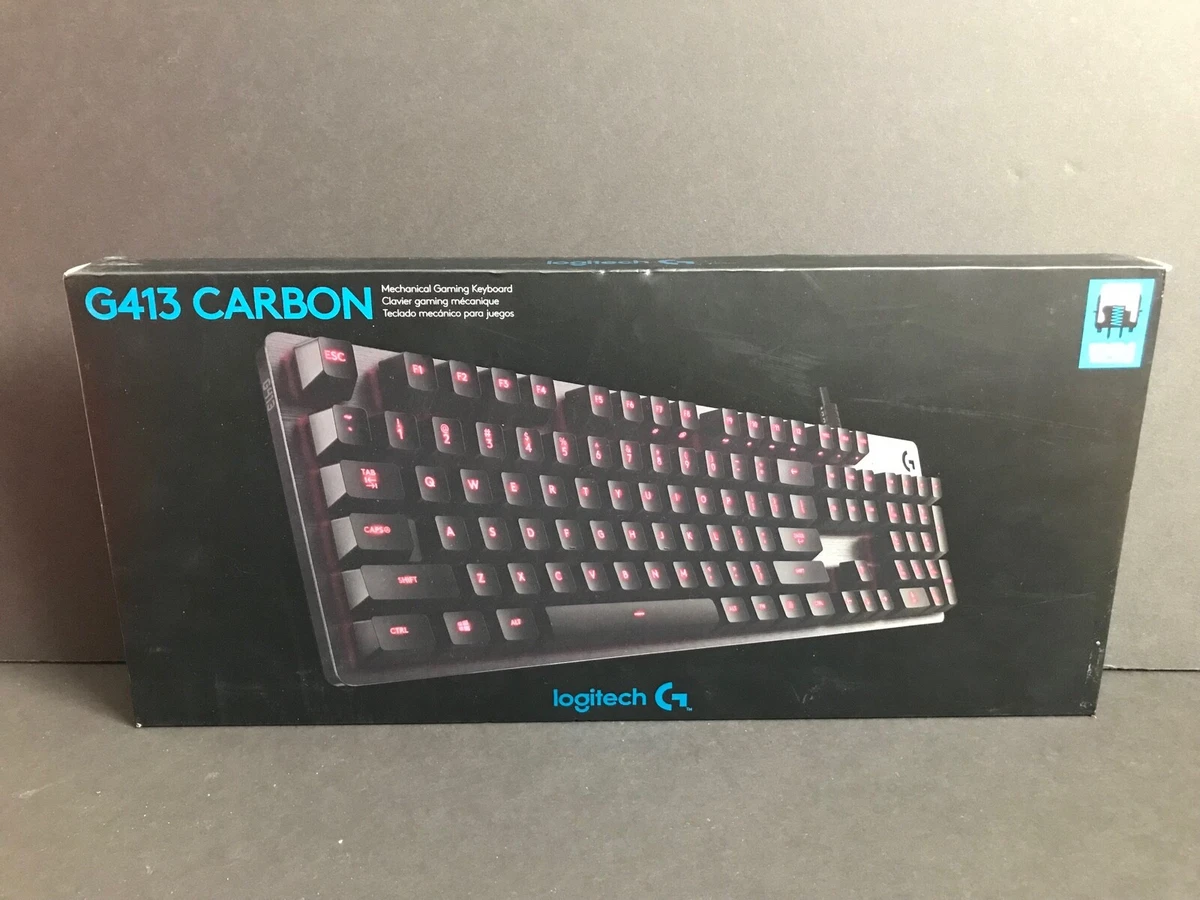 Logitech G413 Carbon Wired Gaming Keyboard Brand New Free Shipping