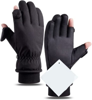 -30  Winter Gloves for Men - Touch Screen Detachable Waterproof (Size:XL)