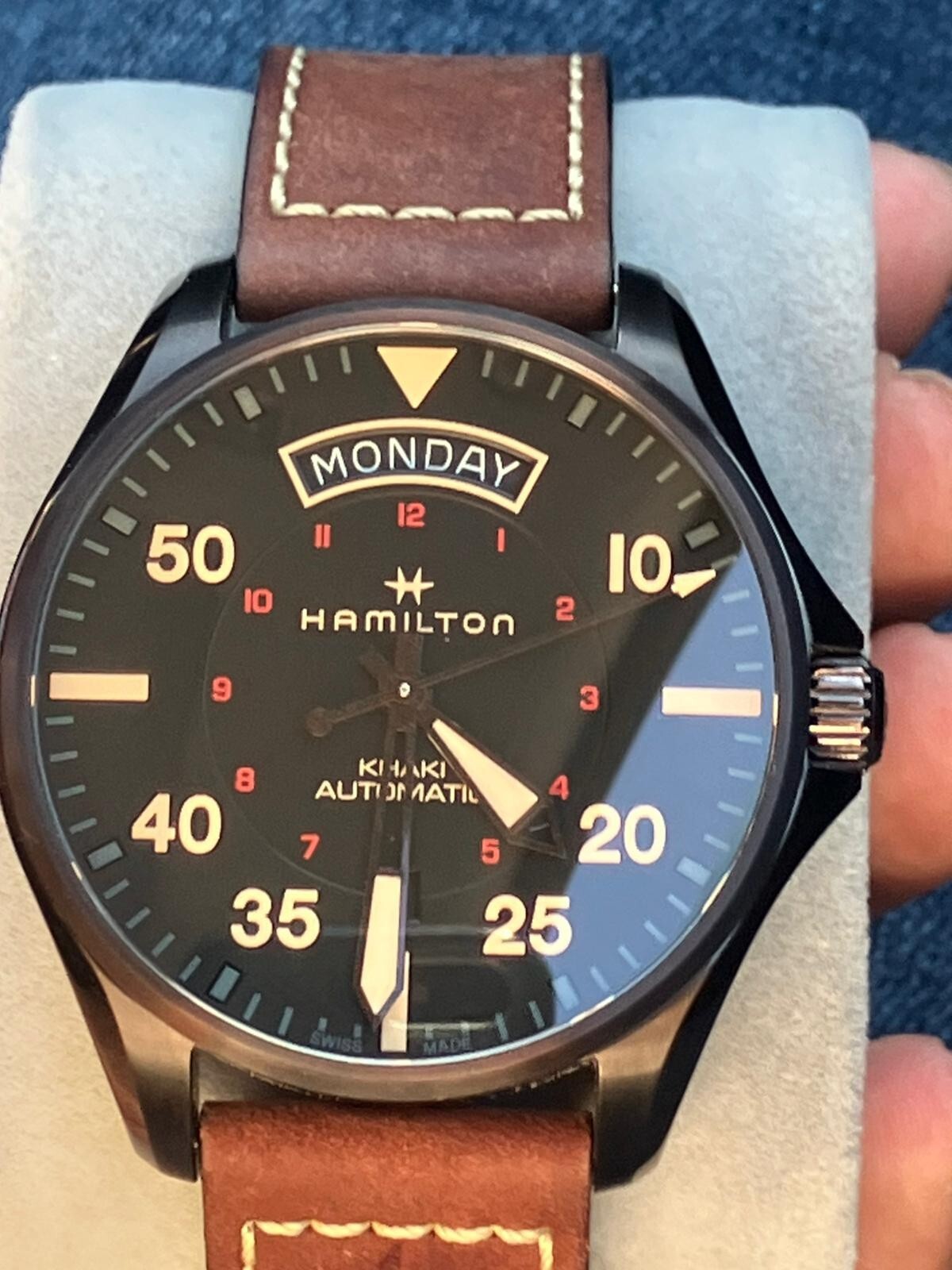 Hamilton Khaki Pilot Day Date Automatic 42mm Watch H64605531