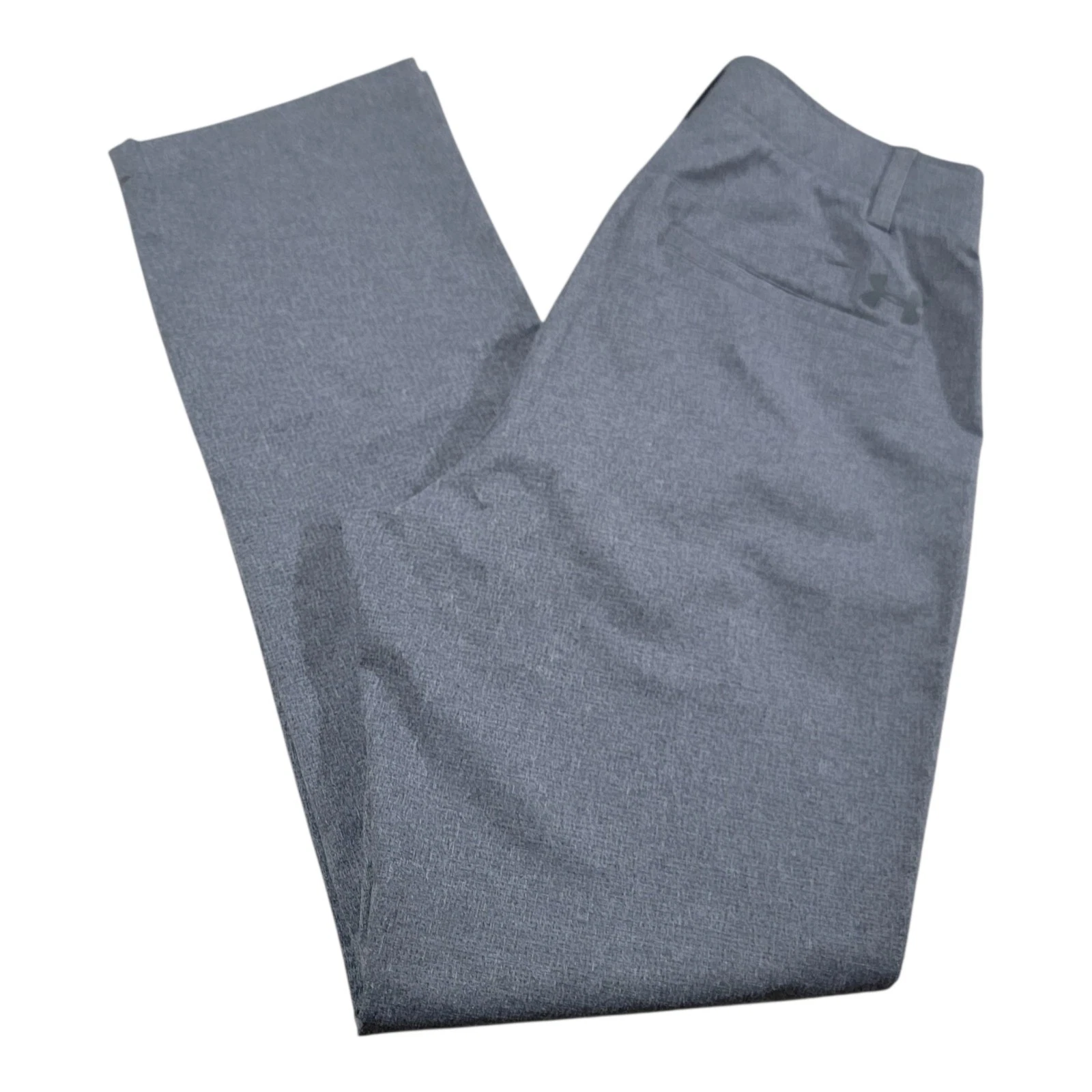 Under Armour Match Play Golf Pants Mens Size 36x30 Flat Front Gray Lightweight