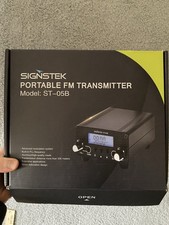 Signstek ST-05B Dual Mode Long Range Stereo Broadcast Home FM Transmitter