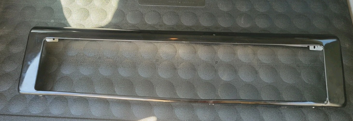 Whirlpool Gold Series Range Oven Control Panel Surround Aluminum W10318551 Black-image