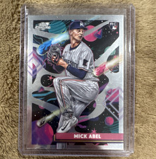 Topps 2025 Cosmic Chrome Base Set Mick Abel RC Rookie #160 Twins MLB Card