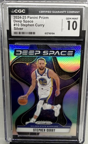 2024 Panini Prizm Deep Space Stephen Curry [Silver] #10 card