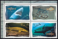 CANADA 1997 FISH, MARINE LIFE Sc 1644a MNH