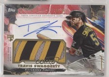 2023 Topps Inception Red 4/25 Travis Swaggerty #IAP-TSW Patch Auto 01l2