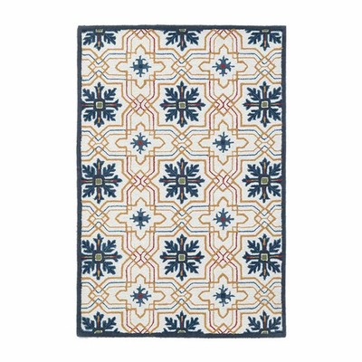 Handgetufteter Wollteppich Luxus Farbe Mehrfarbig Design Handgefertigt Carpet...