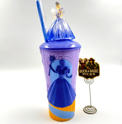 Wicked For Good Glinda or Elphaba Gripper Drink Cups with Topper