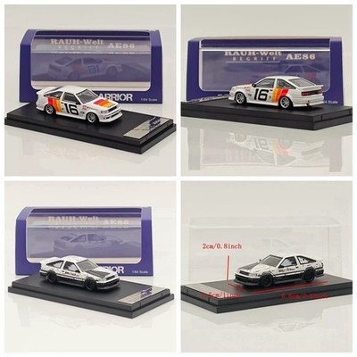 1/64 SW JDM AE86 header text D RWB wide body Levin simulation alloy car model