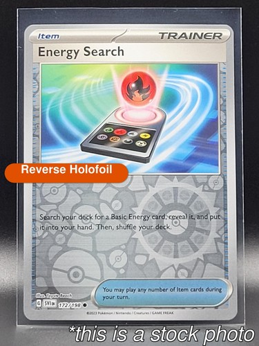Reverse Holofoil - Energy Search - 172/198 - Scarlet & Violet Base Set - NM