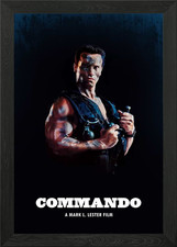Commando Framed Wall Art Poster Canvas Print Picture