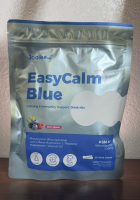 Jooiee Nu EasyCalm Blue Drink Mix Berry Splash Calming+Immunity 20ct 60g