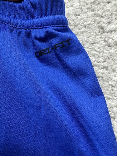 Nike Air Jordan Shorts Air Knit Jumpman Dri-FIT Basketball Shorts Blue Size XS - Picture 6 of 9