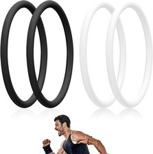 4 Pcs Patellar Tendon Support Strap, Silicone Knee Band Flexible Patella Knee St