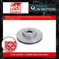 Brake Disc Single Vented Front Left 348mm 104949 Febi 34116785669 34116898729