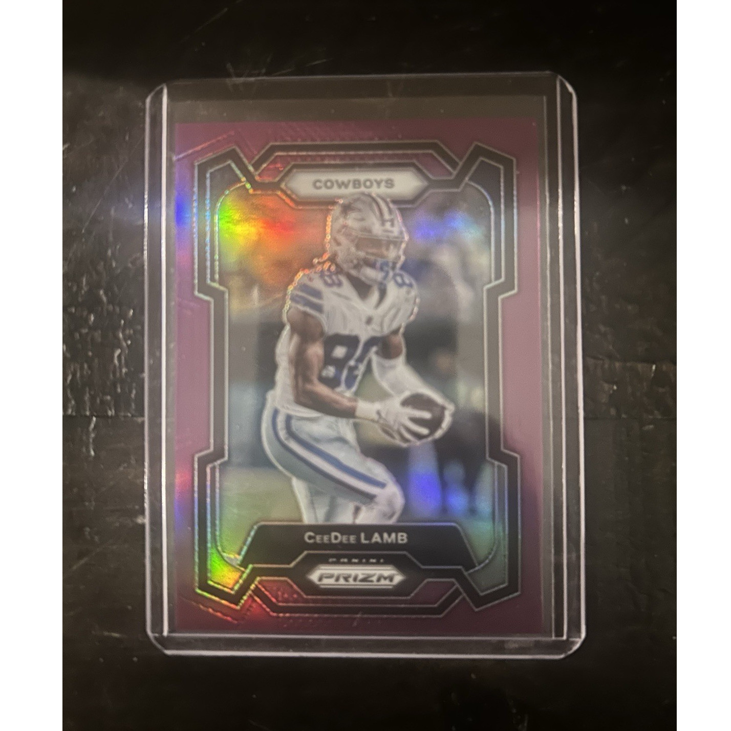 2023 Panini Prizm CeeDee Lamb #72 Purple Prizm /125 Cowboys