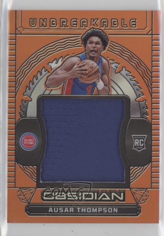 2023-24 Obsidian Electric Etch Orange Flood 48/99 Ausar Thompson Rookie RC ib6