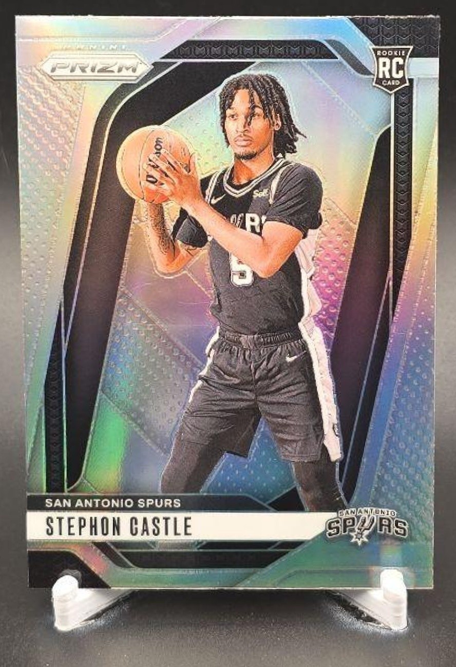 2024-25 Panini Prizm Stephon Castle #234 Silver RC Spurs