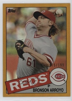 2013 Topps Archives Gold Rainbow 75/199 Bronson Arroyo #132 1f0j