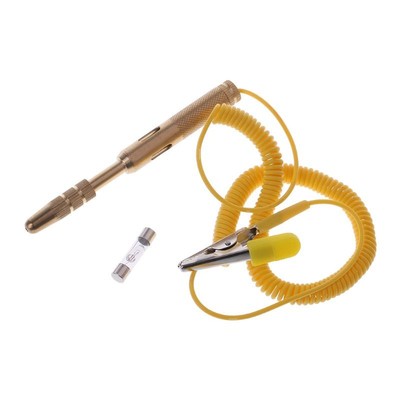 6-24V Electric Voltage Circuit Tester Pen Probe Clamp Lamp Bulb Maintenance Tool