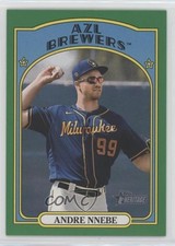 2021 Topps Heritage Minor League Edition Green Border 36/75 Andre Nnebe #5 2u6