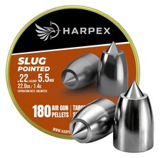 Harpex Slug Pointed .22 Cal Airgun pellets - Pointed Lead - High accuracy