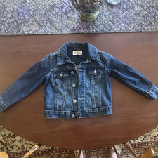 GAP Disney Mickey Mouse Blue Denim Jacket Toddler Size 4 Years