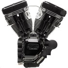 S&S Engine T124, 640GE Cams, Wrinkle Black, Harley Twin Cam 99-06 exc. 06 Dyna