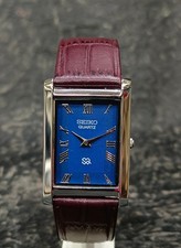 SEIKO Quartz Slim Two Hands Tank Wristwatch