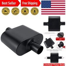 3" Performance Muffler - Aggressive Deep Sound, Universal Fit for Cars & Trucks