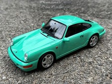NOREV 1:18 Porsche 911 964 Carrera 2 1990 Tiffany Blue car model