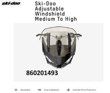 Ski-Doo OEM 16.5-18.5  Adjustable Windshield ...