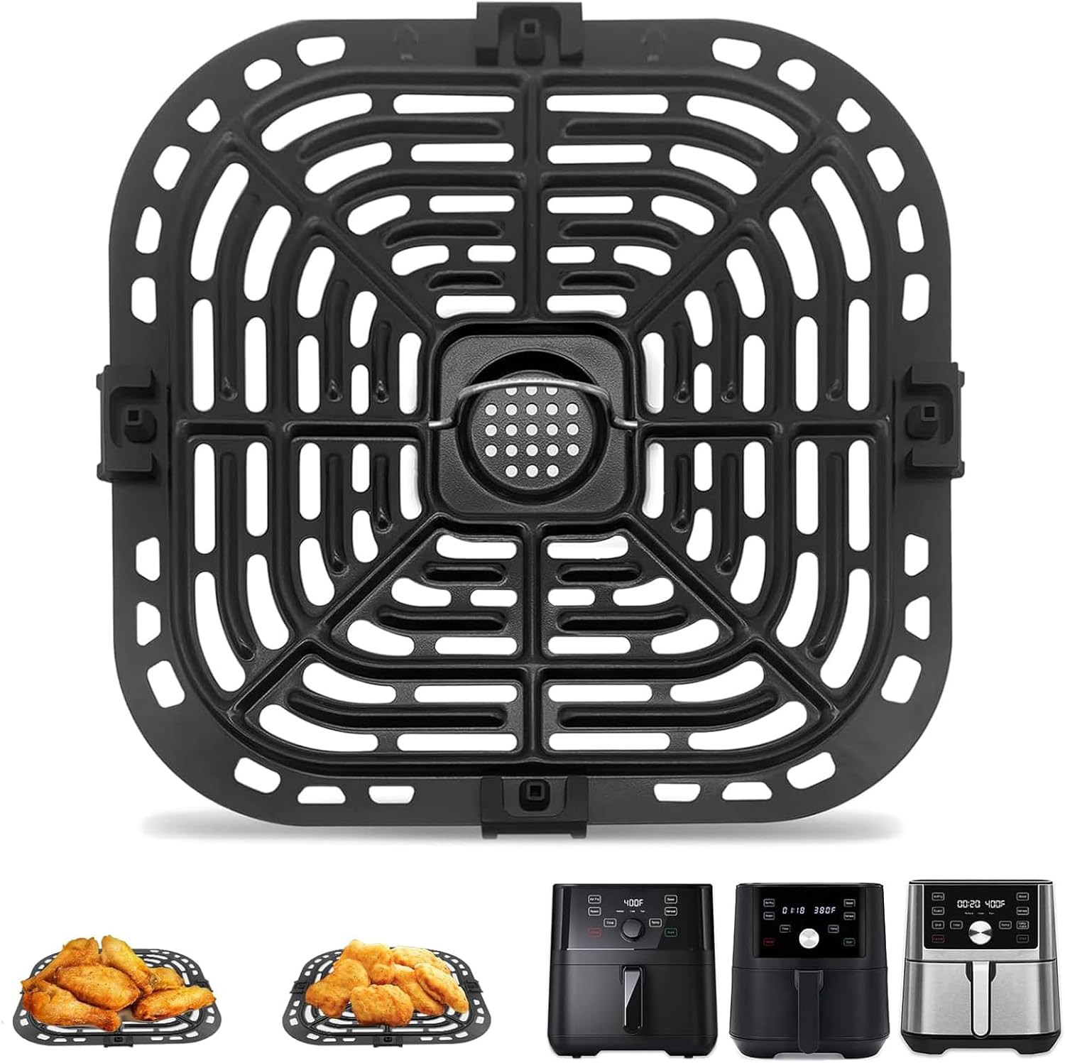 Air Fryer Accessories for Instant Vortex Gourmia, Original Replacement Grill Pla