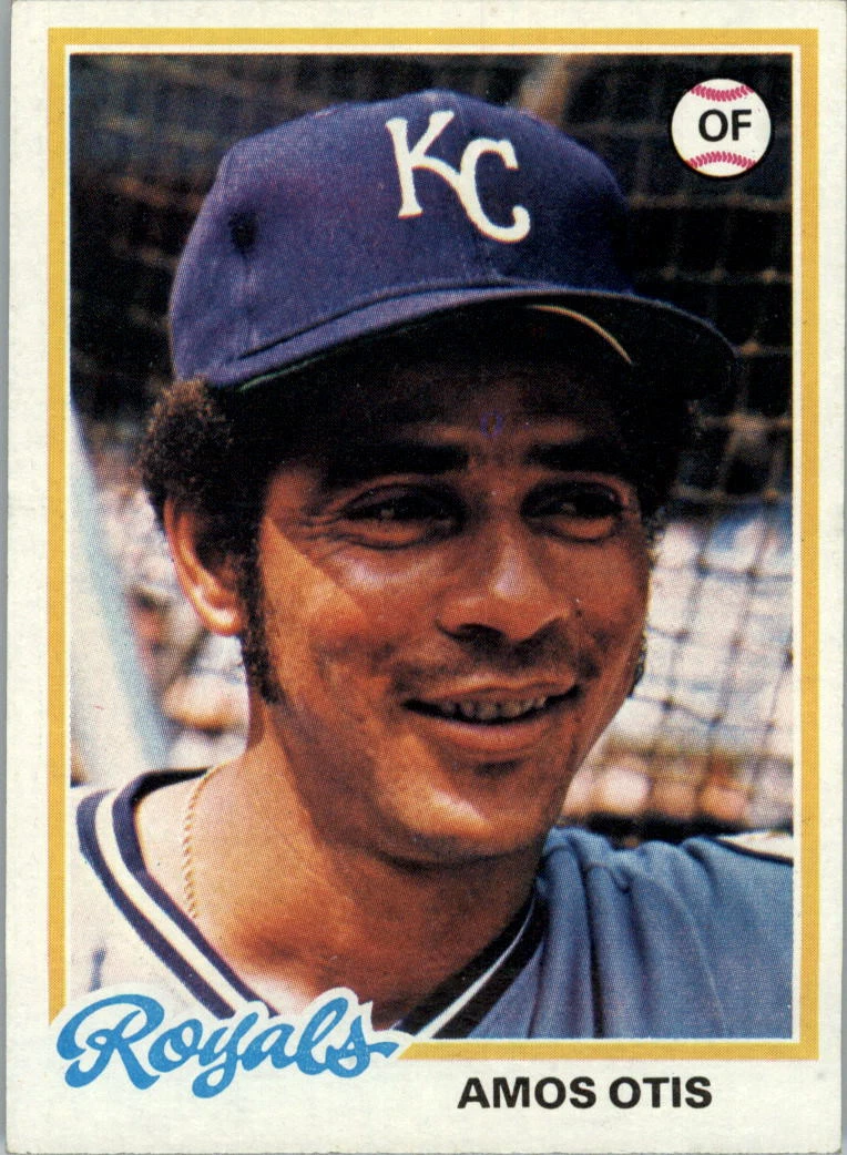 1978 Topps #490 Amos Otis - EX