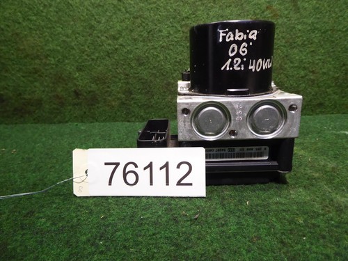 ABS Hydraulikblock 6Q0614117S 6Q0907379AF Skoda Fabia I 1.2i 40KW 54PS Bj.2006