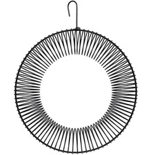 2X(Peanut Wreath Bird Feeder 16 Inch, Rust & Solid Steel DurableWhole8760