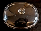 CorningWare Pyrex Replacement Glass Lid F-14-C for 4 Qt. Oval Roaster F-14-B