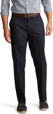 Dockers Mens Signature Classic Casual Trouser Pants Navy 34W x 29L