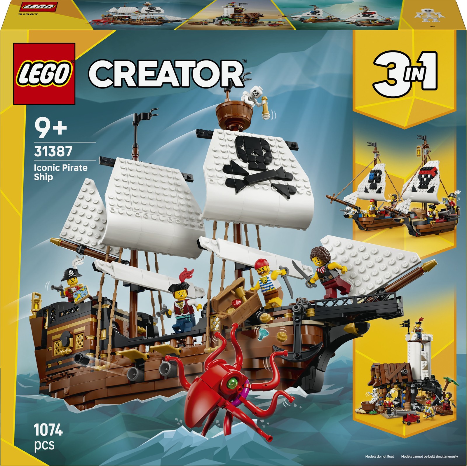 LEGO Creator Iconica nave da pirata 31387 - Immagine 7