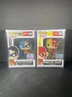 DC Split LE Funko Pop Bundle Batman/Tim Drake #603 & Flash/Reverse Flash #604
