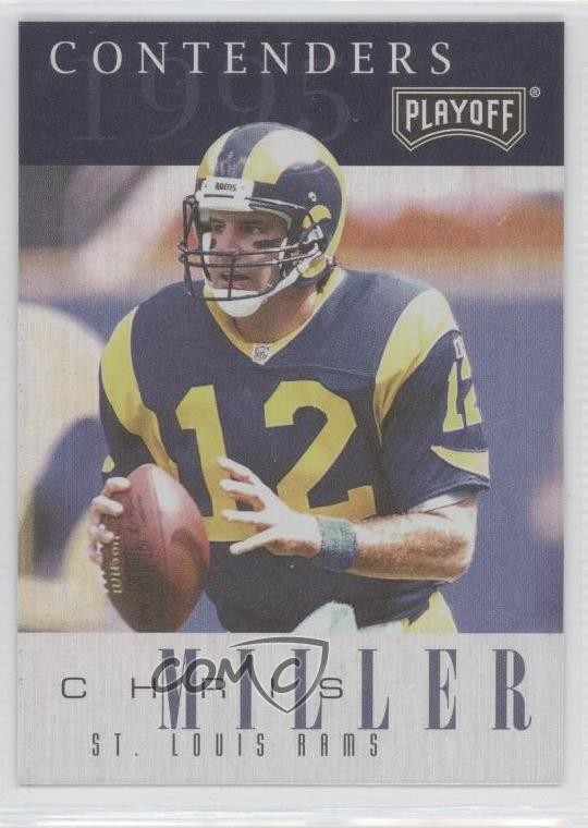 1995 Playoff Contenders Chris Miller #115 0f4