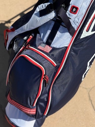 Sun Mountain 2.5+ Stand Bag "Brand New" Very Lightweight - USA Red White Blue - Picture 9 of 24