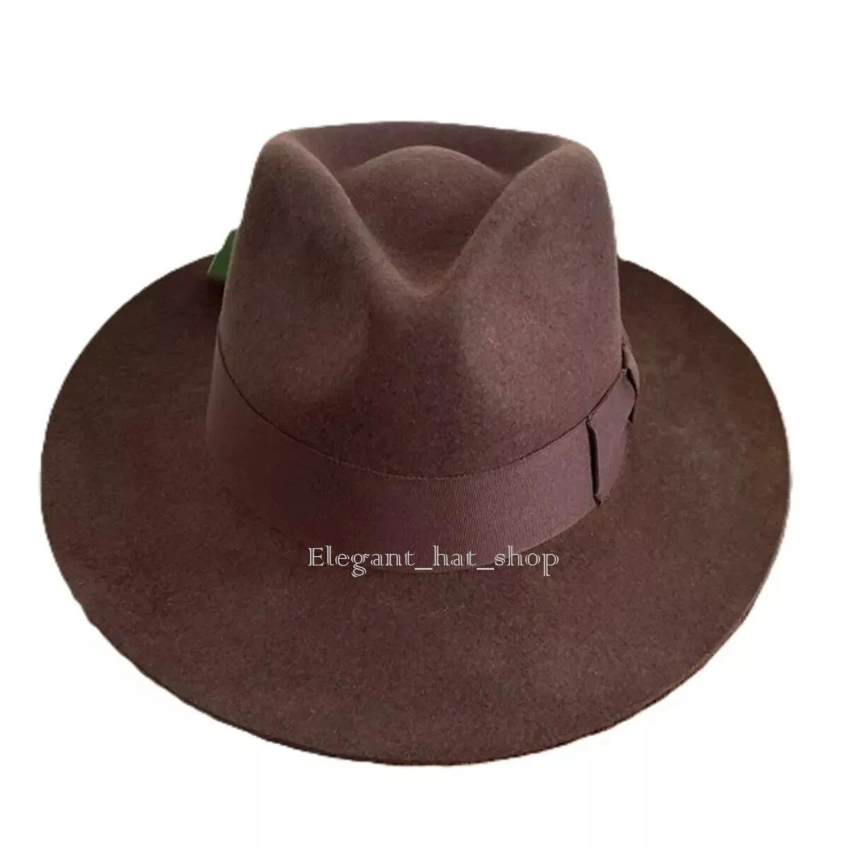 Felt Fedora Brown Hats for Women for sale | eBay
