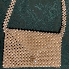 Faux Pearl Purse Evening Bag