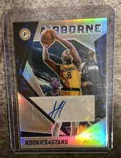 JUSTIN HOLIDAY 2020-21 Panini Rookies & Stars AIRBORNE AUTO /99 #AIR-JHO Pacers