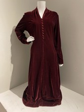 Coldwater Creek Velvet Maxi Dress Renaissance Festival Steampunk Renfair Sz M