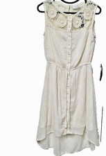 BNWT NEXT Ladies Cream Short Sleeve Dress UK 8 New With Tags Day Evening ✨